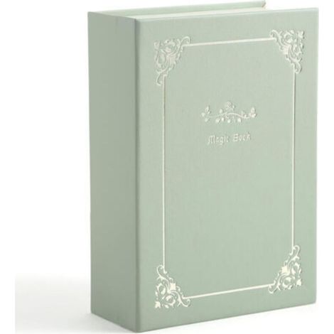 Green PU Jewelry Storage Box, Magic Book Jewelry Box, Suitable for Storing Earrings, Bracelets, Necklaces, and Rings (1/5)