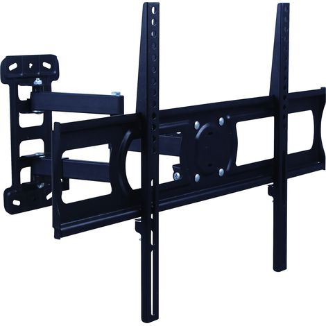 Link LKBR59 Soporte de pared para TV 37"-70" hasta 40 kg – VESA 75x75-400x600 – 3 Articulaciones – Orientación Vertical 5°-10° y Lateral 45° – Extensión 77-320 mm – Negro (1/3)