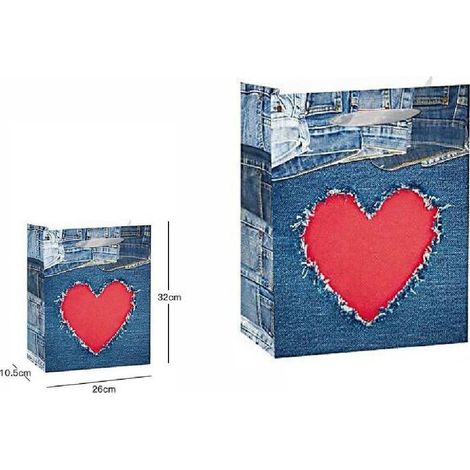 Trade Shop - SET 3 PZ BUSTA BY REGALATION BORSA 26X32X10.5 CM 63974 VARI MODELS - (1/2)