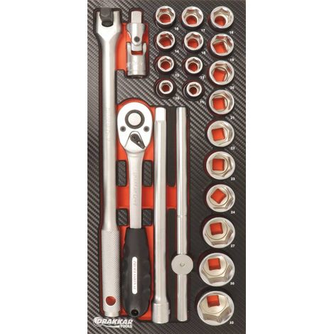 Schaumstoffmodul Karbonfinish 1 DRAKKAR TOOLS - 09867 (1/5)