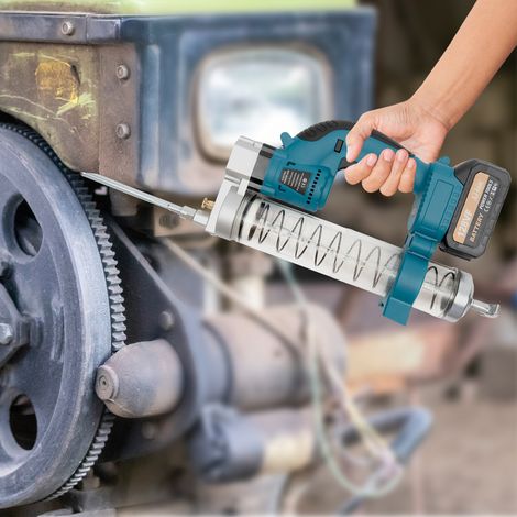 Pressa grasso a batteria 21V, pressa grasso elettrica 600CC, pressa grasso a batteria, buon regalo, ottima qualità (1/5)