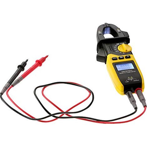 STANLEY FATMAX Multimetro Digitale Smart di Pinza, Tensione 600V AC/DC, Display retroilluminato, Funzione HOLD e MAX/MIN, Compatto e leggero, Categoria III di Sicurezza, FMHT82564-0 (1/4)