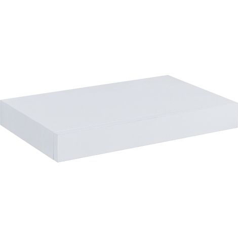 Mensola da parete con cassetto 40 x 25 x 5 cm bianco 030007010