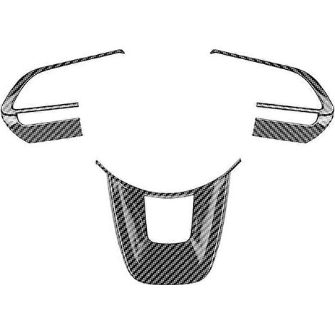 Juego de 3 piezas de embellecedores decorativos de fibra de carbono para volante de coche TOYOTA Raize 200 Serie 2 ( )