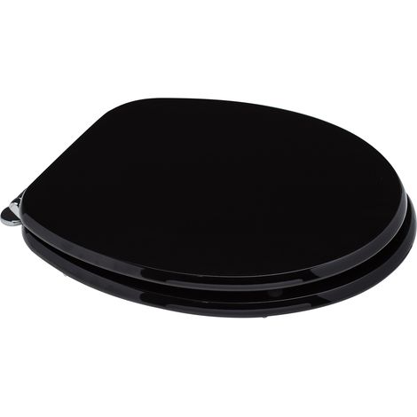 Abattant Universel Pour Toilettes Noir Bois Certifié Fsc (1/3)