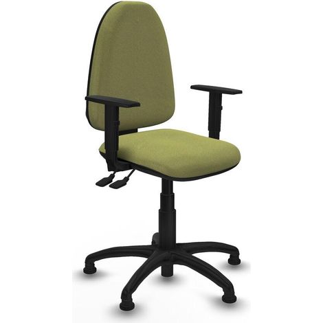 Piqueras y Crespo B1D01RT chaise bureau vert ergonomique (1/3)