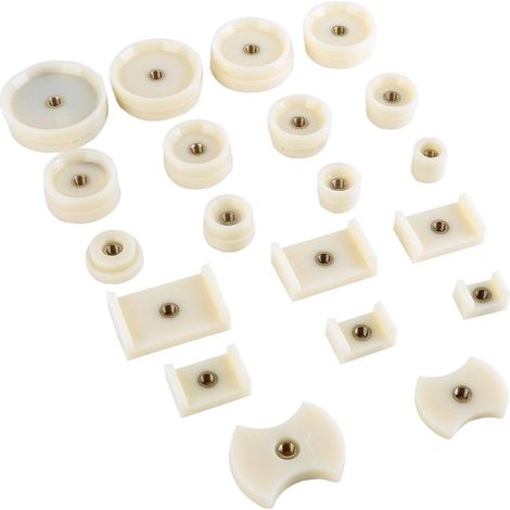 Kit Horloger Professionnel de 20 Tasseaux en Nylon Compatible avec Potence/Presse Compatible avec Ouverture/Fermeture de Montres (1/3)