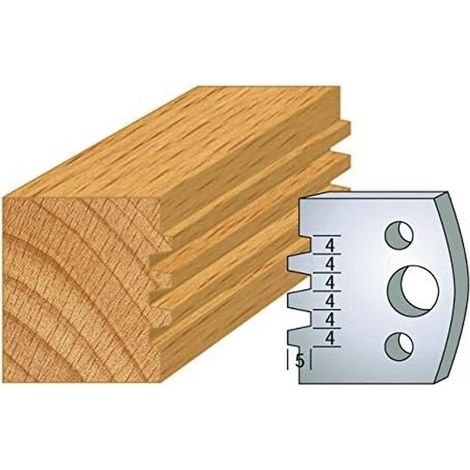 Jeu de 2 Fers Profilés Acier HT 40 x 4 mm - N°076 Bouvetage - Outil de menuiserie - Diamwood