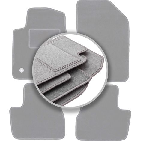 Tapis de sol gris cendré pour Peugeot 208 I berline (2012-2019)
