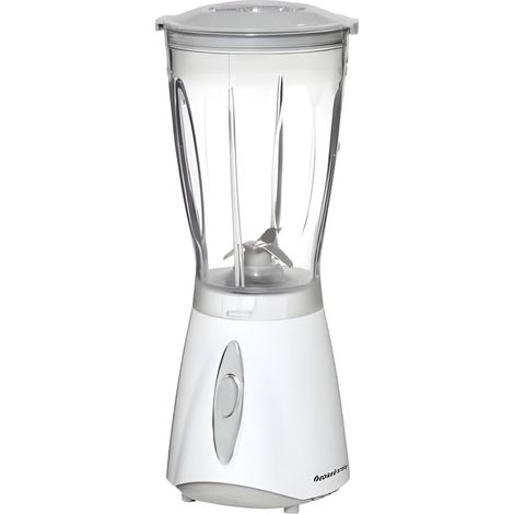Starker Melchioni Mixer, 600 W, 1,5 l Glasbehälter, 5 Geschwindigkeiten, Schwarz/Stahl