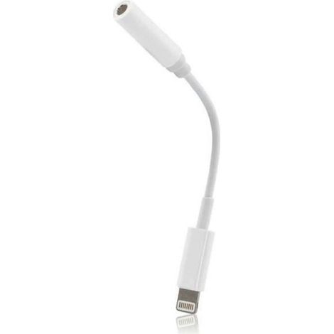 Adaptateur pour embout Lightning vers prise Jack 3,5mm Blanc-Ywey (1/2)
