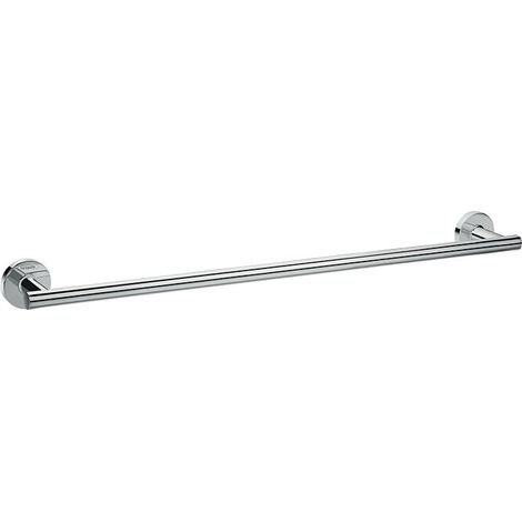 Hansgrohe – Porte-serviettes de bain mural en laiton chromé – Longueur 644 mm – Fixation invisible – Distance de perçage 600 mm (1/5)