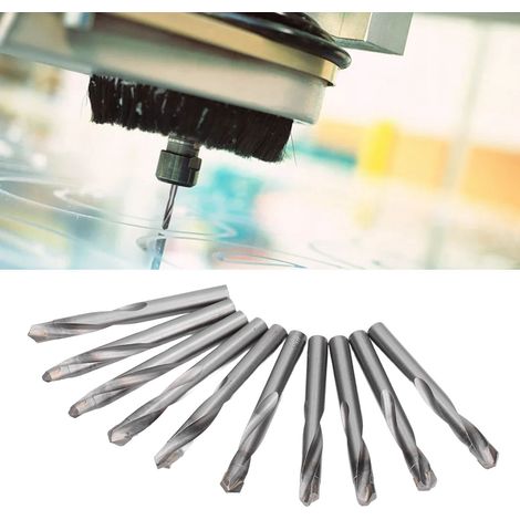 10 Stück Hartmetallbohrer, Spiralbohrer mit geradem Schaft, Hartmetall-Einlegebohrer und Schaftfräser, 11 mm. (1/5)