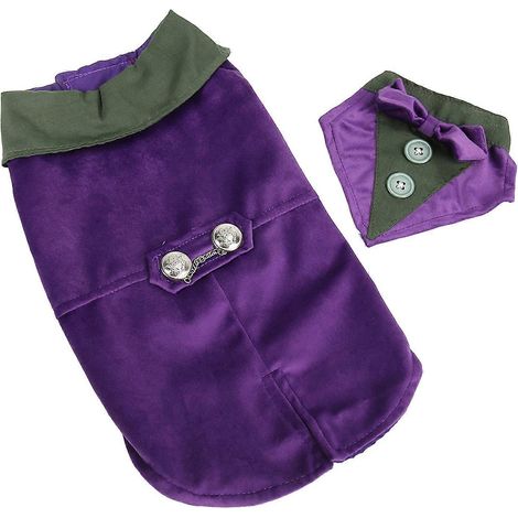 Smoking pour chien mignon, élégant et rétro, costume de cérémonie formel avec nœud papillon pour petits chiens et (1/2)