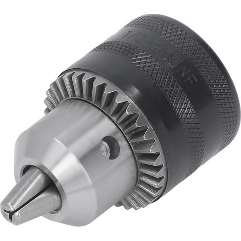 3-Backen-Bohrfutter 1/16‐1/2 Zoll mit Spannschlüssel für Schlagschrauber, Fräsmaschine und Drehbank (1/5)