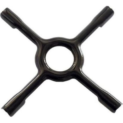 Support Grille Pour Plaque De Cuisson - Référence 5420313 - Compatible Four Et Table De Cuisson - Noir Brillant - Unité