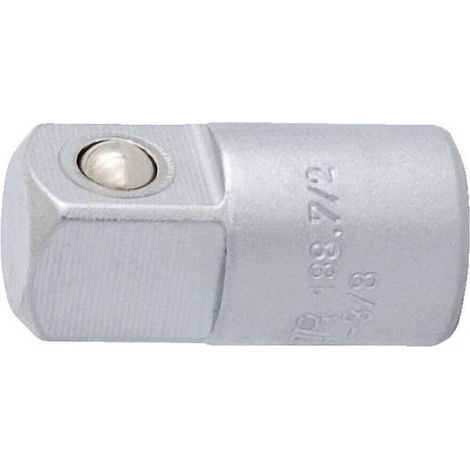 Adaptador de dado Unior 188 7 2 cromo 10 cm (1/2)