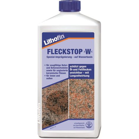 Lithofin Fleckstop W Spezialimprägnierung 1 Liter 09411