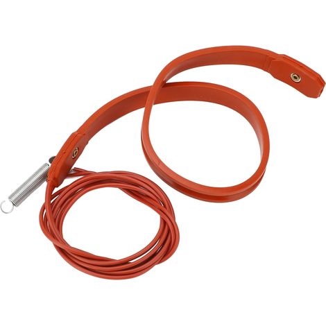 Câble chauffant tubulaire, ruban chauffant de 15 mm de largeur et 450 mm de longueur, 28 W, autorégulé, 220 V CA, idéal pour l'hiver (1/5)