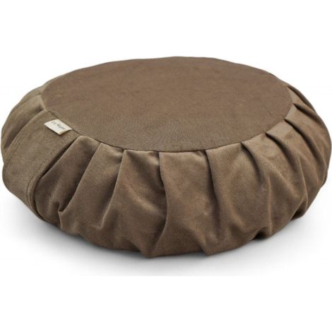 Cuscino da meditazione, zafu con grano saraceno - latte (1/3)