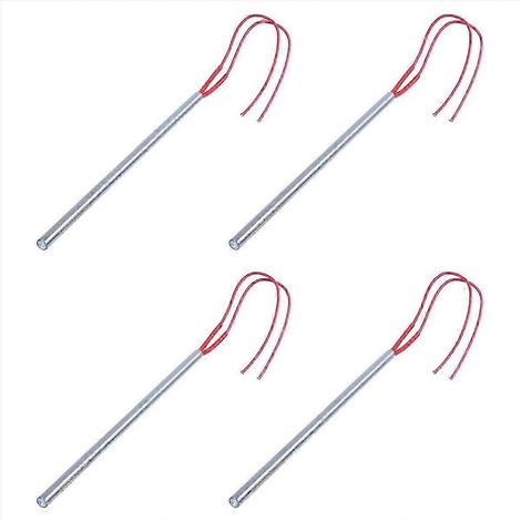 Quatre éléments chauffants à une seule extrémité de 10 mm x 270 mm, 220 V 600 W (1/5)
