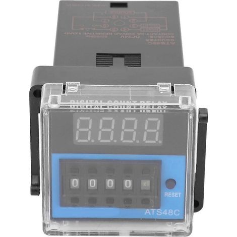 ATS48C Zeitrelais mit LED-Digitalanzeige, Zyklusverzögerung, hohe Genauigkeit, 24 V DC (1/4)