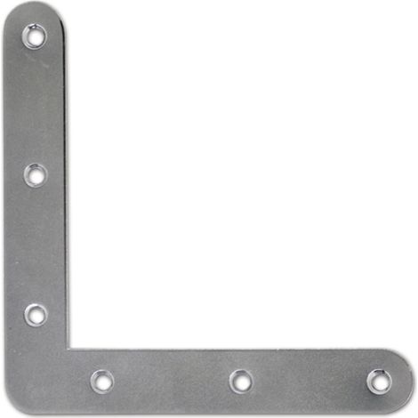 Scheinhaken zum Einlassen, rund, 110 x 16 x 1,50 mm, Aluminium  Fensterbeschläge Ersatzteile