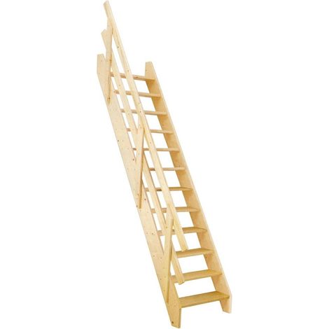 Rampe à lisses en kit 3,60 m – Pour bois dur et teck – Installation facile en extérieur – Résistante aux intempéries
