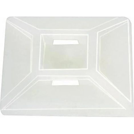 Hellermann Tyton MB4CA Transparente Soporte de Cable Autoadhesivo