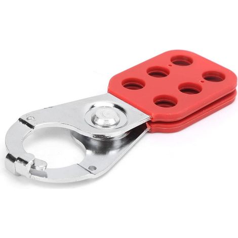 Cale de verrouillage de sécurité pour 6 cadenas, acier, diamètre de manille 25mm
