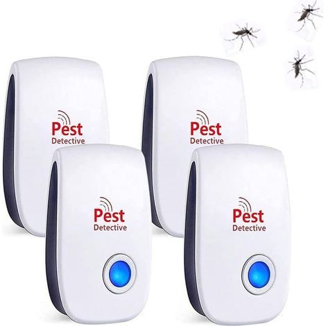 Ult-Rason Souris et Rats, lot de 4, barrière anti-insectes Ult-Rason Souris et Rats, repousse les moustiques, les cafards, les souris, les araignées et autres insectes, sans danger pour le corps humai (1/5)