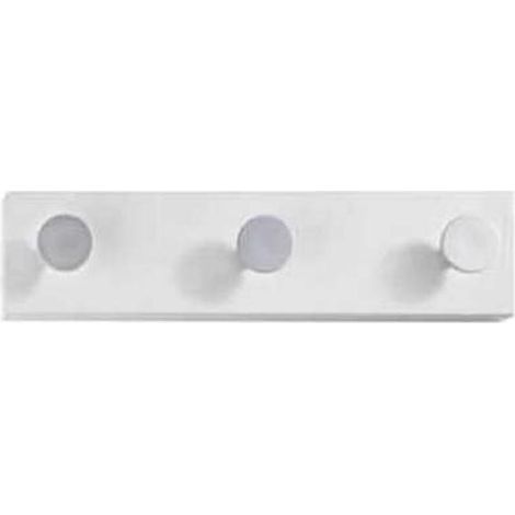Percha mod. 183 de pared moderna 3 colgadores 3 colores a elegir 9 cm(alto)36 cm(ancho)3 cm(largo) Color Mogano (1/3)