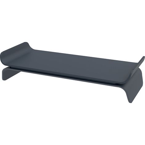 LEITZ - Support pour écran ajustable, 2 hauteurs au choix, rehausseur Écran / PC réglable - Leitz Ergo Cosy - Couleur gris foncé - (65040089) (1/5)