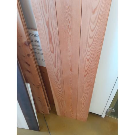10 Perline in legno di Larice con nodi mm13x120x2000
