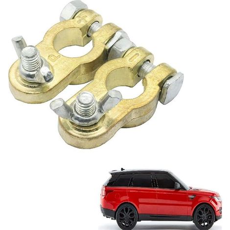 Cosses Batterie Voiture,1 Paire de Bornes de Batterie,Cosse Batterie 12V,Bornes de Batterie Connecteur de Pince,Connecteurs de Bornes Batterie de Voiture,pour Auto Moto Bateau Camion (1/4)