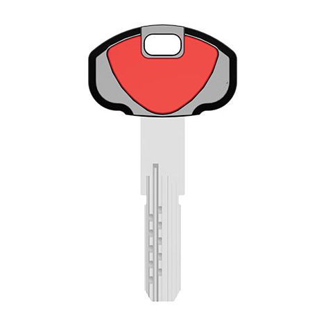 CHIAVE PUNZONATA SECUREMME K2 ORIGINALE - OTTONE NICHELATO- 5 pezzi