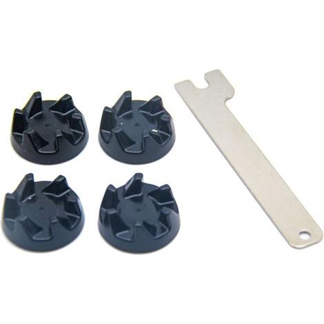 4-teiliges Set Gummikupplungszahnradkupplungen mit Ausbauwerkzeug für KitchenAid 9704230 (1/4)