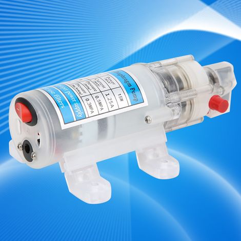 12V 15W Leise, lebensmittelechte Wasserpumpe, selbstansaugend, Gleichstrom-Mikromembranpumpe (1/5)
