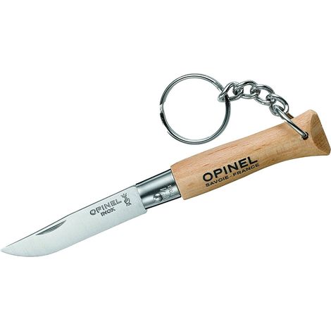 COLTELLO 'CLASSICO' N. 4 - lama mm 50 con porta chiavi- 6 pezzi - OPINEL