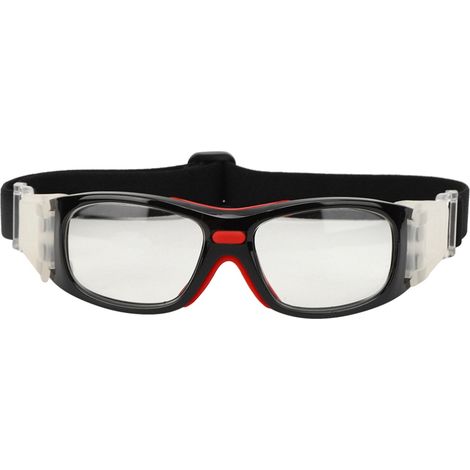 Lunettes de protection pour basketball adulte anti-choc et anti-collision, sport extérieur (noir) (1/5)