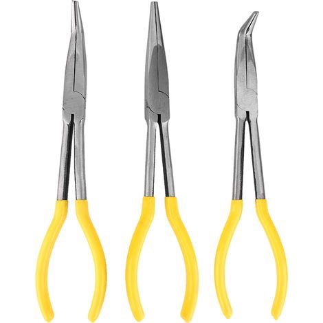 3 Pièces Pinces Mécaniques 11 Pouces Embouts 45° 90° pour Cintrage et Droit en Acier Carbone - Kit Professionnel (1/5)