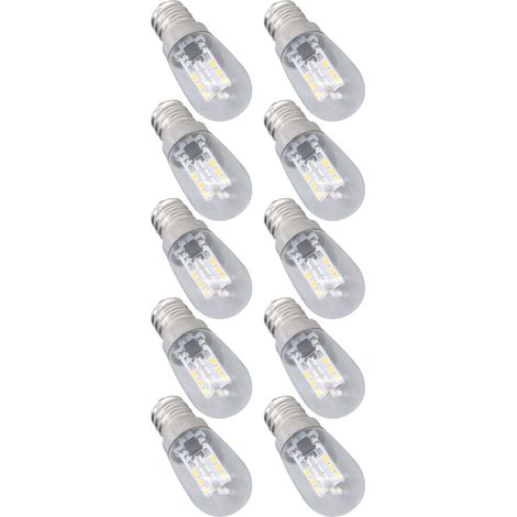 10 E12 LED-Glaslampen, 500 lm, für Decken-/Wandleuchten, Schlafzimmer/Büro, 220 V (1/5)