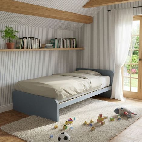 Letto una piazza e mezza con rete, ideale per camerette - Avio
