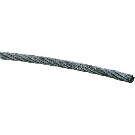 Drahtseil Stahlseil ø 8mm Litzen 6x19 DIN3055 Kreuzschlag rechts Stahl verzinkt