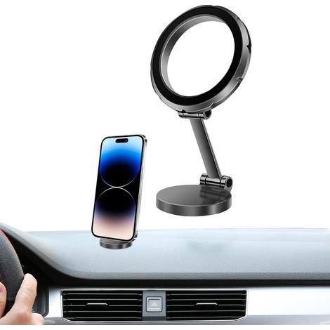 Magnetische Handyhalterung 360° Drehbare Magnetische Handyhalterung Automotive Navigationshalterung Für Auto, LKW, SUV, Wohnmobil Und Reisen Im Alltag (1/5)