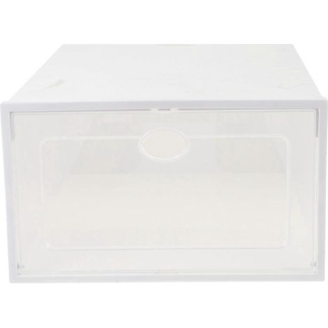 boîte à chaussures transparente en plastique de type tiroir-35X24CM-Beige (1/3)