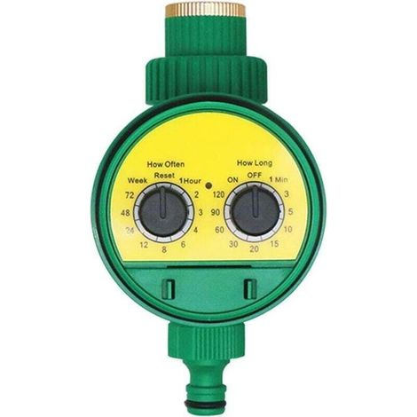 Automatischer Bewässerungstimer für den Garten mit wasserdichter LED-Anzeige für Rasen, Pflanzen und Gemüse (1/5)
