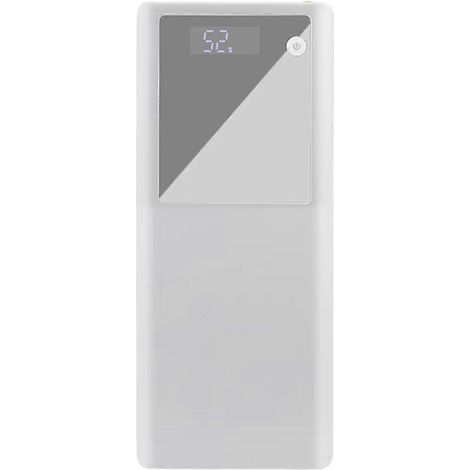 Boîtier pour 6 batteries 26650 à monter soi-même, compatible avec les outils électriques Shell. Sans soudure, charge rapide. Couvercle extérieur blanc. (1/5)