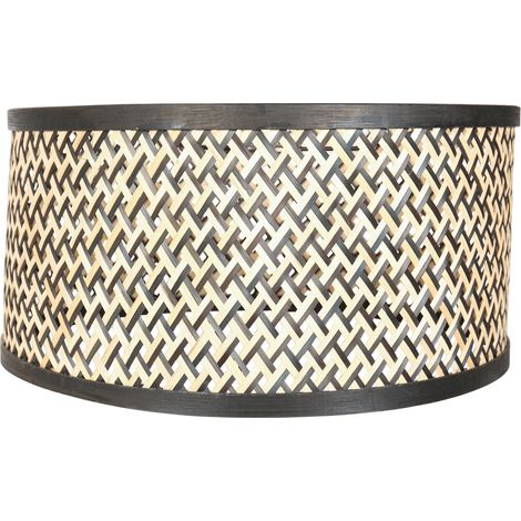 Steinhauer - paralume - Shade - nero - bambù legno - Ø 40cm - E27