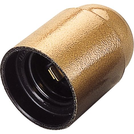 poly pool - portalampada e27 corpo liscio oro